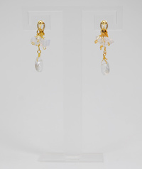 boucles d'oreilles romantiques mariage