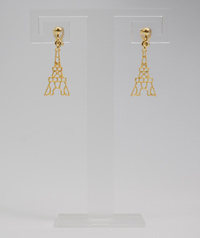 bijoux tour eiffel boucles d'oreilles