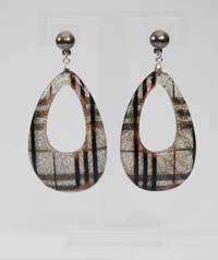 boucles d'oreilles bijoux tartan