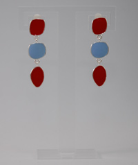 mode londres london accessoires bleu rouge