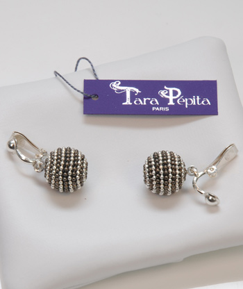 boucles d'oreilles anti-allergiques argent massif