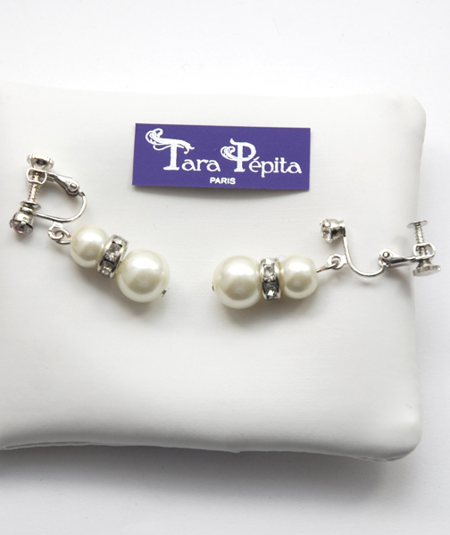 boucles d'oreilles mari�e mariage